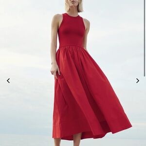 soldout.nyc THE RSVP DRESS IN CHERRY